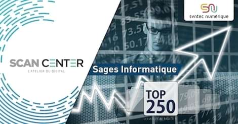 Sages Informatique, éditeur de ScanCenter et de la Ged Zeendoc, se hisse à la 174° position du top 250 des éditeurs de logiciels français